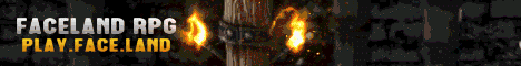 Faceland Minecraft server banner