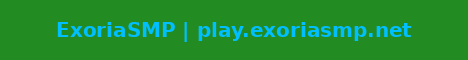 ExoriaSMP Minecraft server banner