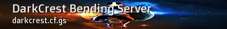 DarkCrest Bending Server Minecraft server banner