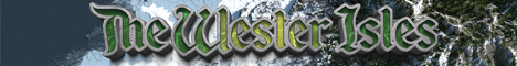 The Wester Isles Minecraft server banner