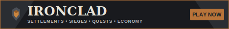 Ironclad Minecraft server banner
