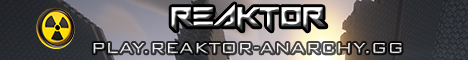Reaktor Minecraft server banner