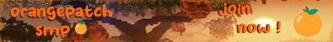 OrangePatch Minecraft server banner