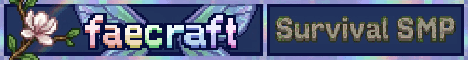 FaeCraft Minecraft server banner