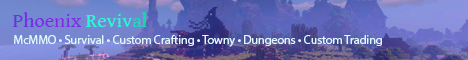 Phoenix Revival Minecraft server banner