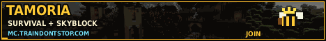 TrainDontStop Network Minecraft server banner