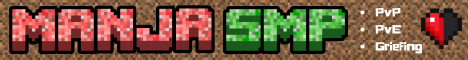 Manja SMP Minecraft server banner