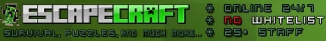 Escapecraft Minecraft server banner