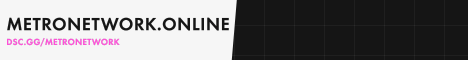 Metro Network Minecraft server banner