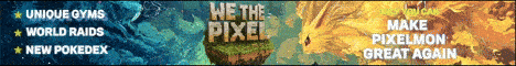 WeThePixel Minecraft server banner