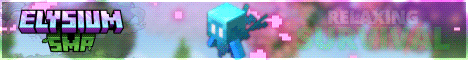 Elysium Minecraft server banner