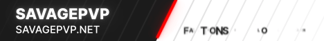SavagePvP Minecraft server banner