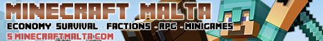 MinecraftMalta Minecraft server banner
