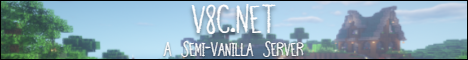 v8c.net Minecraft server banner