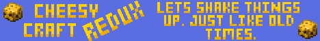 CheesyCraft Redux Minecraft server banner