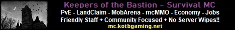 KotB-MC Minecraft server banner