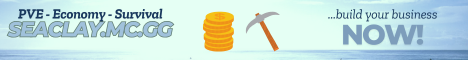 Seaclay Minecraft server banner