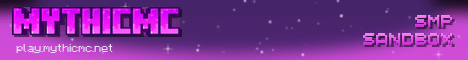 MythicMC Minecraft server banner