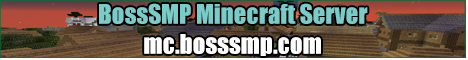 BossSMP Minecraft server banner