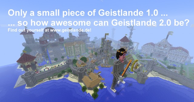 Geistlande -- German Minecraft Server -- geistnet.de Minecraft-Server-Banner