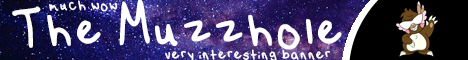 Muzzhole: Reflavored Minecraft server banner