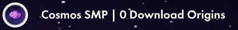 Cosmos SMP Minecraft server banner