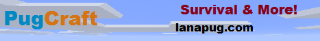 PugCraft Minecraft server banner