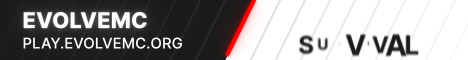 EvolveMC Minecraft server banner