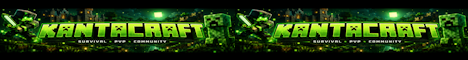 Banner Kanta Craft Network Skyblock , Pvp MMO Survival