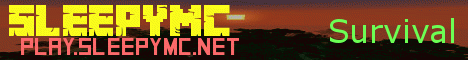 SleepyMC Minecraft server banner