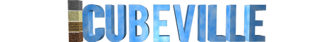Cubeville Minecraft server banner