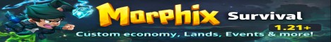 Morphix Survival Minecraft server banner