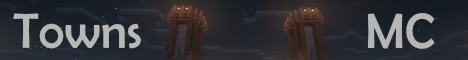 TownsMC Minecraft server banner