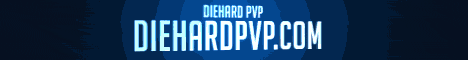 Diehard PVP Minecraft server banner