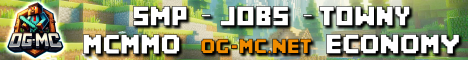 OG-MC Minecraft server banner