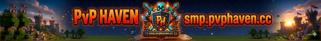 PvPHaven - SMP Minecraft server banner