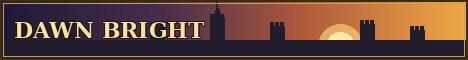 Dawnbright Minecraft server banner