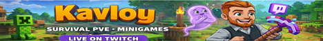 Banner Kavloy Survival en Minigames