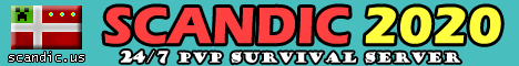 Scandic PvP Survival Server Minecraft server banner