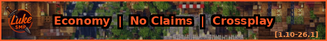 LukeSMP Minecraft server banner