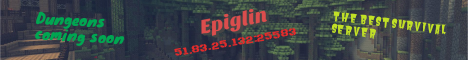 Epiglin Minecraft server banner