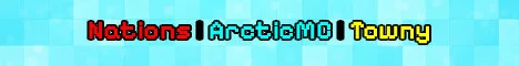 ArcticMC | Towny Nations Minecraft server banner