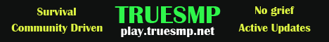 TrueSMP Minecraft server banner