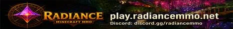 RadianceMMO Minecraft server banner