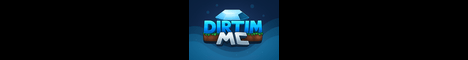 Dirtin MC Minecraft server banner