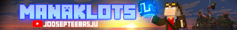 Manaklots Minecraft server banner