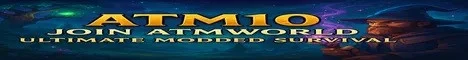 ATMworld Minecraft server banner