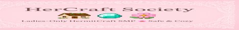 HerCraft Society Minecraft server banner