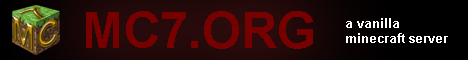 MC7 Minecraft server banner