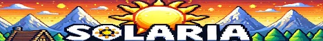 Solaria Minecraft server banner